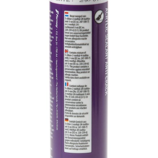 Afbeeldingen van KELFORT Acrylaatkit AntiCrack overschilderbaar wit 310ML