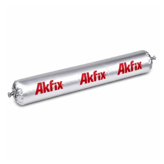 Afbeeldingen van AKFIX Lijmkit HighTack AST MS Polymeer - wit - worst 600ML