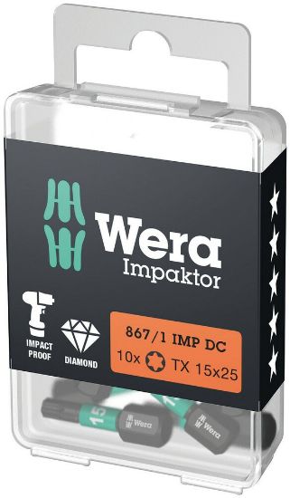 Afbeeldingen van Wera 867/1 IMP DC TORX® DIY Impaktor Bit 10x