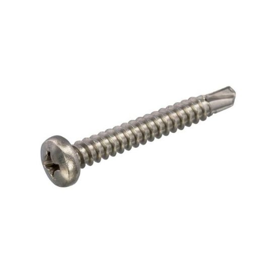 Afbeeldingen van Zelfborende plaatschroef cilinderkop PH DIN7504M RVS A2 4,2X13MM