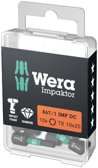 Afbeeldingen van Wera 867/1 IMP DC TORX® DIY Impaktor Bit 10x