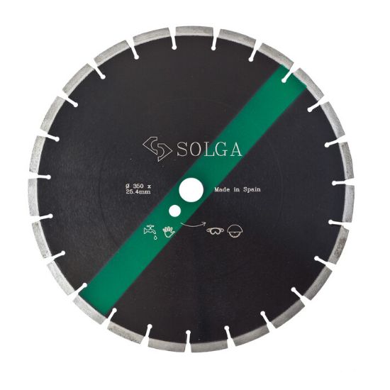 Afbeeldingen van SOLGA Damantzaagblad vers beton -voor vloerzaagmachine- LAR Ø350mm asgat 25,4 | 23756350P