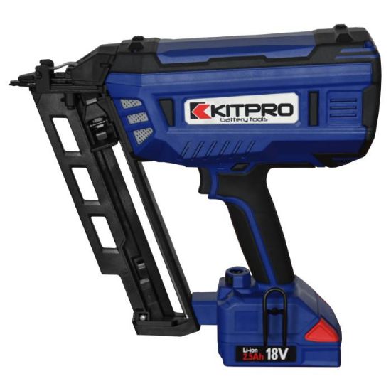 Afbeeldingen van KITPRO BASSO Accu tacker AB20/64-A1 met diepteregeling 2x2,5Ah