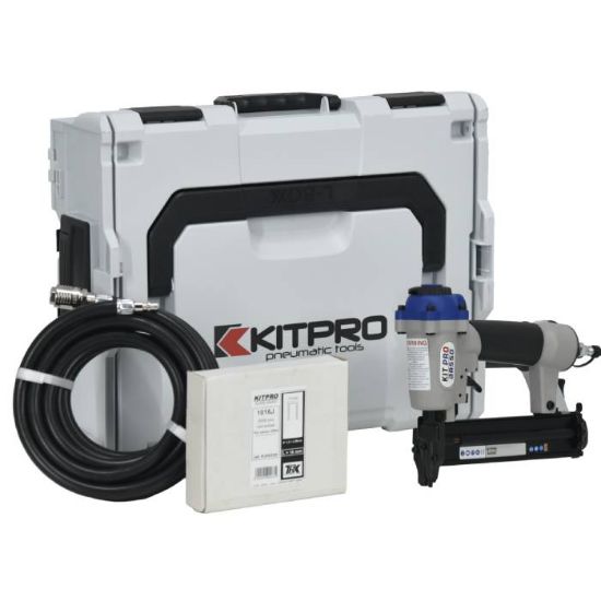Afbeeldingen van KITPRO BASSO Niettacker S10/25P-A2 + nieten 30000x + slang 5M