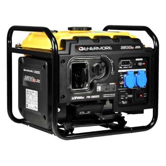 Afbeeldingen van GENERMORE Benzine aggregaat INVERTER LC3500IO 3,5kVA 3200W
