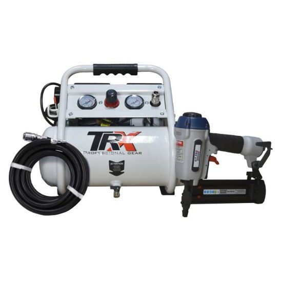 Afbeeldingen van KITPRO BASSO Niettacker B16/50D-1  + compressor + slang