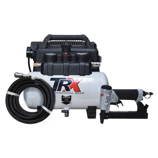 Afbeeldingen van KITPRO BASSO Niettacker S80/16-A1 + compressor + slang