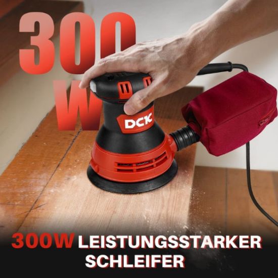 Afbeeldingen van DCK Excentrische schuurmachine KSA125-EA 125MM