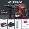 Afbeeldingen van DCK Accu Boorhamer KDZC04-24-EA SDS-Plus 20V