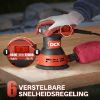 Afbeeldingen van DCK Excentrische schuurmachine KSA125-EA 125MM