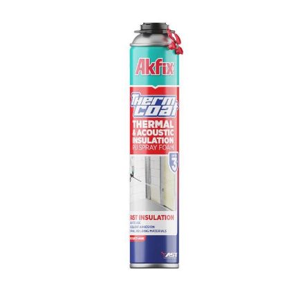 Afbeeldingen van AKFIX Spuitbaar purschuim - Sprayfoam THERMCOAT 850ML