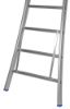Afbeeldingen van Opsteekladder 2X18 uitgebogen + toprollen