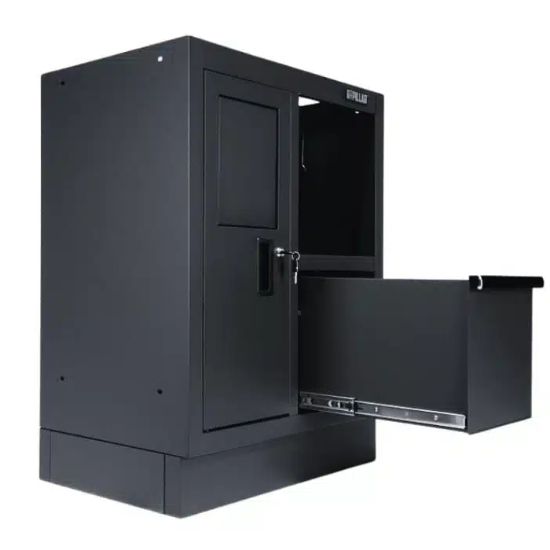 Afbeeldingen van PILLAR Multifunctionele Werkplaatskast 680MM – Lade, Opbergruimte & Afvalvak