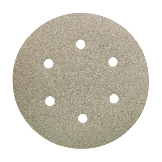 Afbeeldingen van FORUM Schuurschijf met klittenband korund 6 gaten 150MM K180