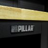 Afbeeldingen van PILLAR Werkplaatsinrichting Modulair – RVS werkblad – diepte 61,5CM – Midnight Black design