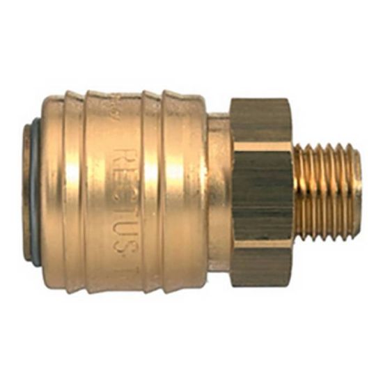 Afbeeldingen van Snelkoppeling mess. ½" BSP male 14KA