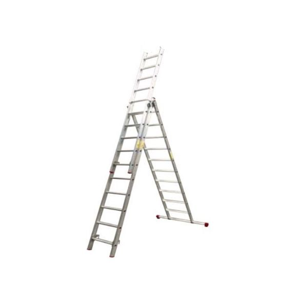 Afbeeldingen van Reformladder 3X8 recht + stabiliteitsbalk M06