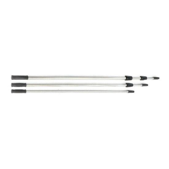 Afbeeldingen van Telescoopsteel Alu 220-600cm