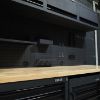 Afbeeldingen van PILLAR Werkplaatsinrichting Modulair – RVS werkblad – diepte 61,5CM – Midnight Black design
