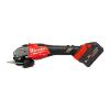 Afbeeldingen van MILWAUKEE Accu haakse slijper M18FHSAG125XB2-802X 125MM met schuifschakelaar 2x 8,0Ah