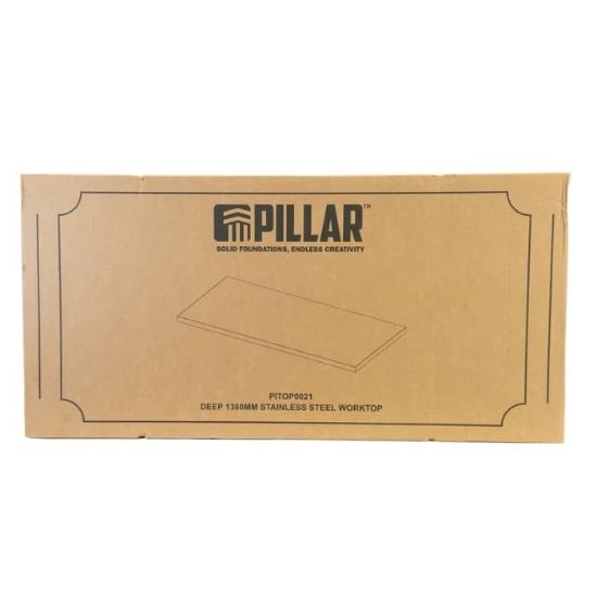 Afbeeldingen van PILLAR Werkblad rvs 1360mm