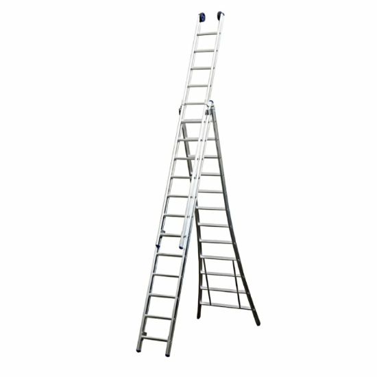 Afbeeldingen van Reformladder 3X10 uitgebogen + toprollen