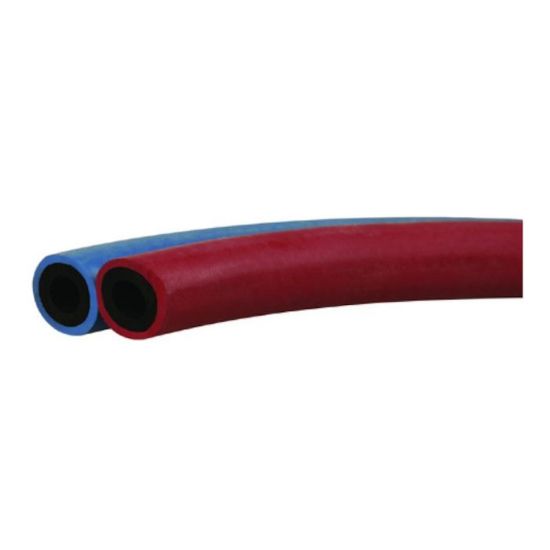 Afbeeldingen van Tweelingslang zuur/gas 50mtr.1/4"x3/8"