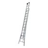 Afbeeldingen van Opsteekladder 2X18 uitgebogen + toprollen