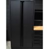 Afbeeldingen van PILLAR Werkplaatsinrichting Modulair – RVS werkblad – diepte 61,5CM – Midnight Black design