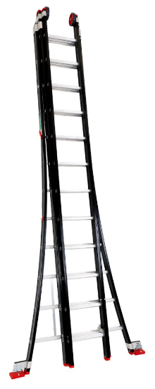 Afbeeldingen van KELFORT Reformladder ALU/zwart 3X12