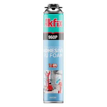 Afbeeldingen van AKFIX PUR XPS, EPS & isolatiepanelenlijm 960P 750ML