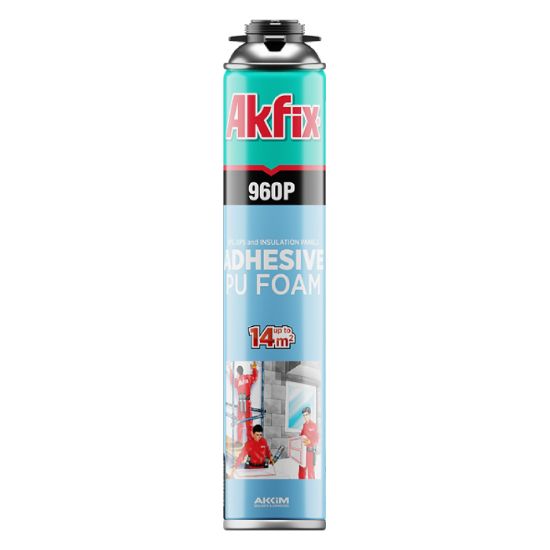 Afbeeldingen van AKFIX PUR XPS, EPS & isolatiepanelenlijm 960P 750ML