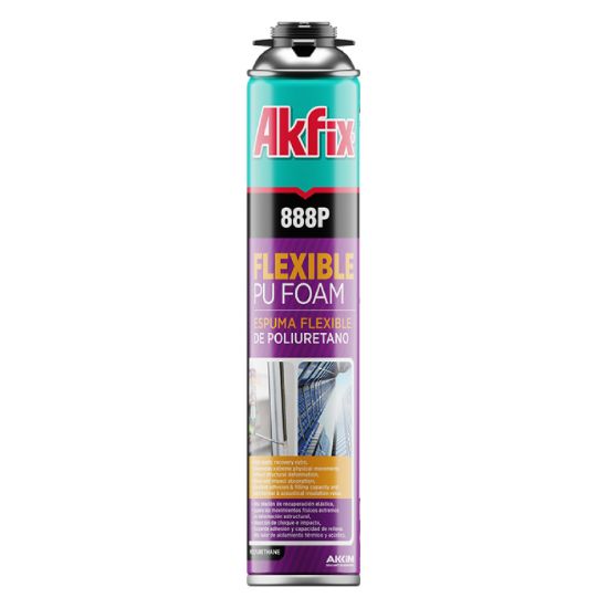 Afbeeldingen van AKFIX Flexibel Purschuim FLEXFOAM GUN 888P 750ML/890g