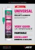 Afbeeldingen van AKFIX Hybrikit Universal MS polymeer wit 290ML 12x