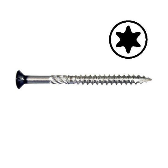 Afbeeldingen van WOFIX Gevelschroef RVS410 TX25 zwart 5,0X70MM
