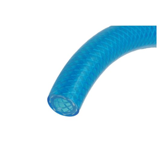 Afbeeldingen van Persslang PVC 25X33MM WD15 blauw-transp. 25M