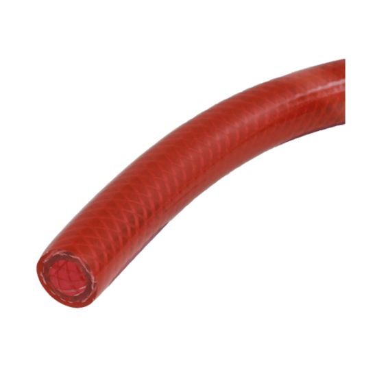 Afbeeldingen van Persslang PVC 12X19MM WD15 rood-transp. 50M
