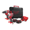 Afbeeldingen van MILWAUKEE Accu koolborstelloze powerpack compact M18CBLPP2A-402C (M18 CBLID, M18 CBLPD, 2XM18B4 accu, Accu-18C lader, transportkoffer)