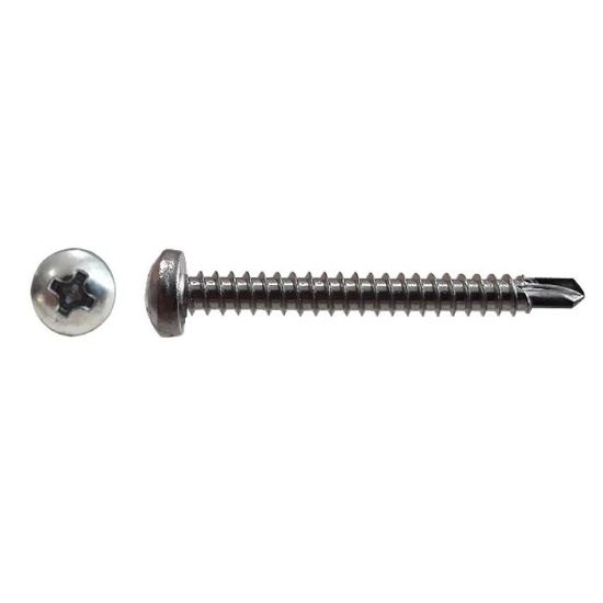 Afbeeldingen van Zelfborende plaatschroef cilinderkop PH DIN7504M RVS A2 4,2X19MM