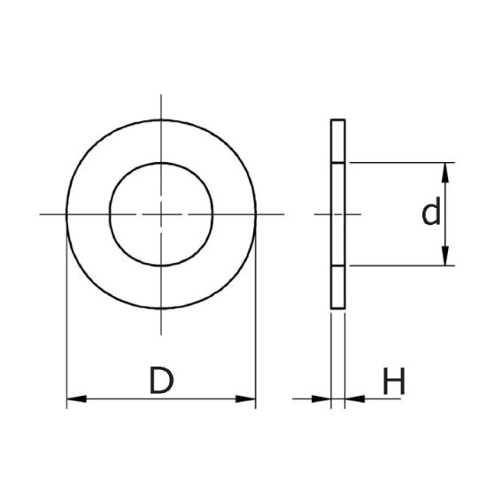 Afbeeldingen van Sluitring DIN126 ZW M39