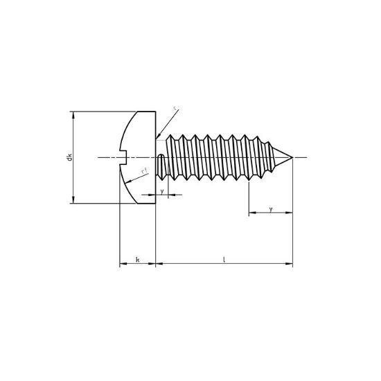 Afbeeldingen van Plaatschroef pan CK DIN7981 A2 4,2X25MM