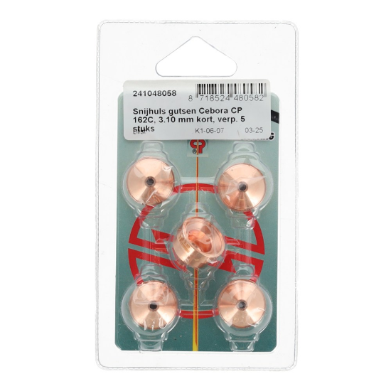 Afbeeldingen van CEBORA Snijhuls kort 3,10MM t.b.v. CP162C 5x