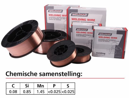 Afbeeldingen van WELDKAR MIG lasdraad WK SG-2 0,80MM 