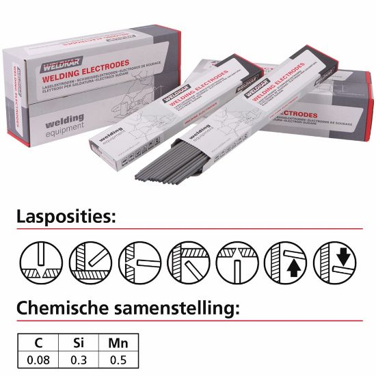 Afbeeldingen van Laselektrode WKE6013-S 2,50MM
