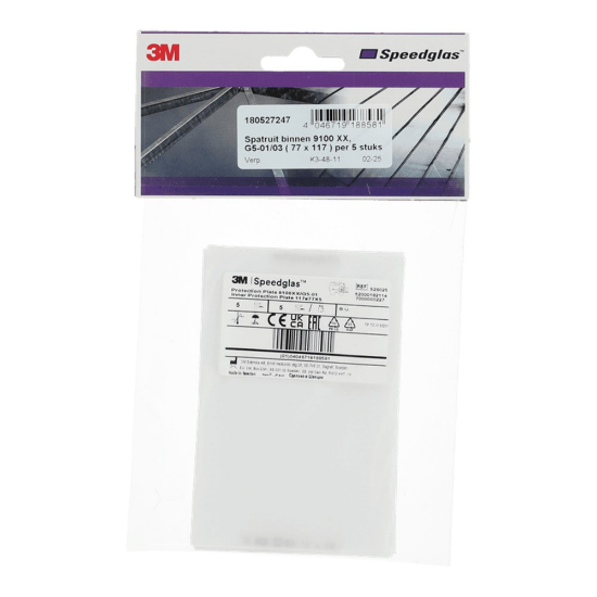 Afbeeldingen van 3M Beschermruit binnen 72X177MM 5x
