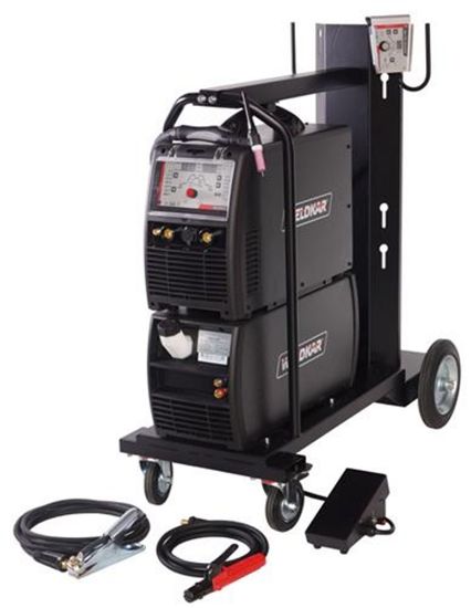 Afbeeldingen van WELDKAR Inverter WK TIG 320 AC/DC Pulse inclusief onderstel & toebehoren