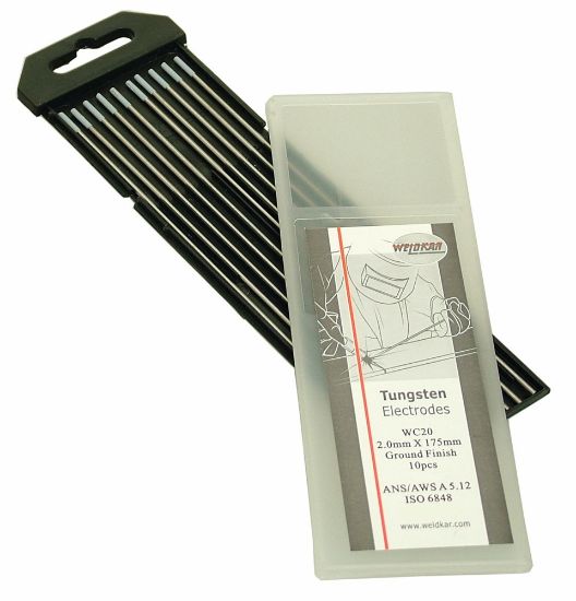 Afbeeldingen van Wolfraam elektroden WC20 grijs 2,4MM