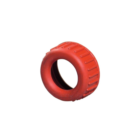 Afbeeldingen van Manokap rubber rood 63MM