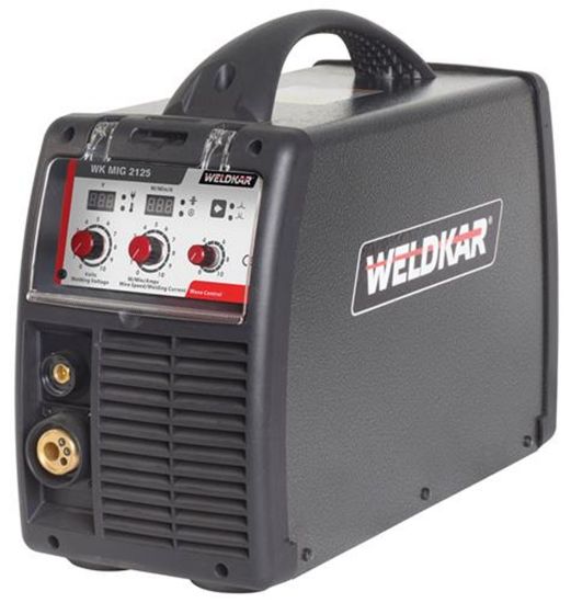 Afbeeldingen van WELDKAR Inverter WK MIG 2125 230V inclusief EMC & lastoorts 