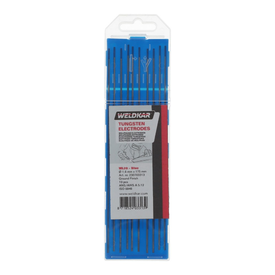 Afbeeldingen van Wolfraam elektroden WL20 blauw 2,4MM